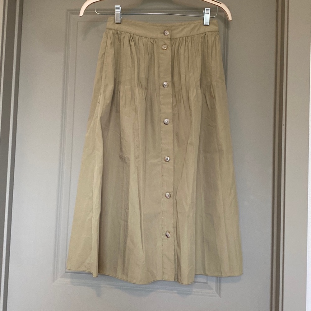 NWT Madewell sage skirt with pockets